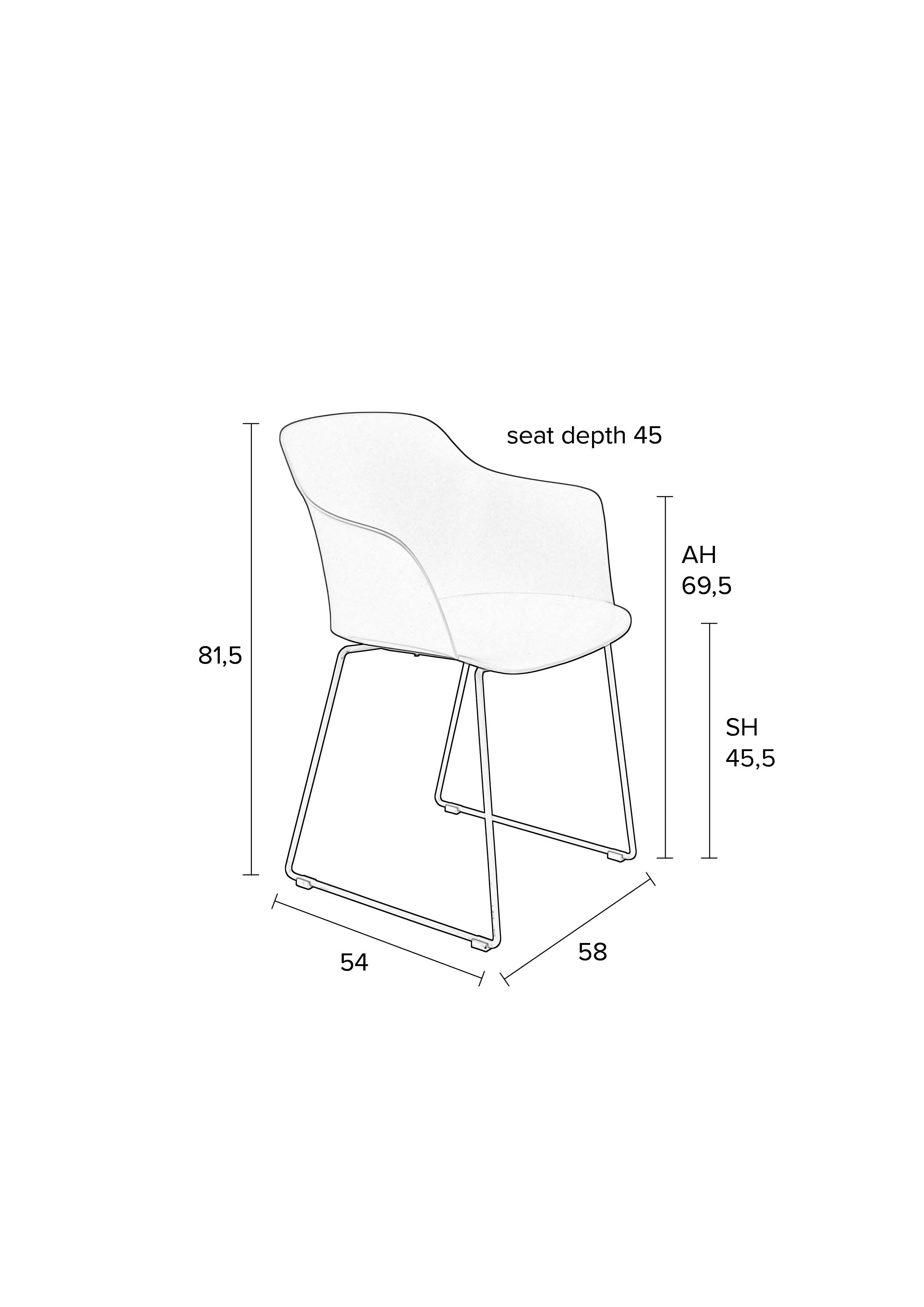 Sivhølm Armstoel Tango